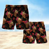 Maxcorners Skull Rose Mens Board Shorts