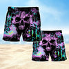 Maxcorners  Skull Graffiti Mens Board Shorts