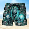 Maxcorners Skull Screaming Mens Board Shorts