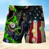 Maxcorners Skull Billiard Rub My Balls For Good Luck Mens Board Shorts
