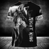 Maxcorners Wolf Night King Shirt