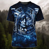 Maxcorners Wolf And Girl Shirt