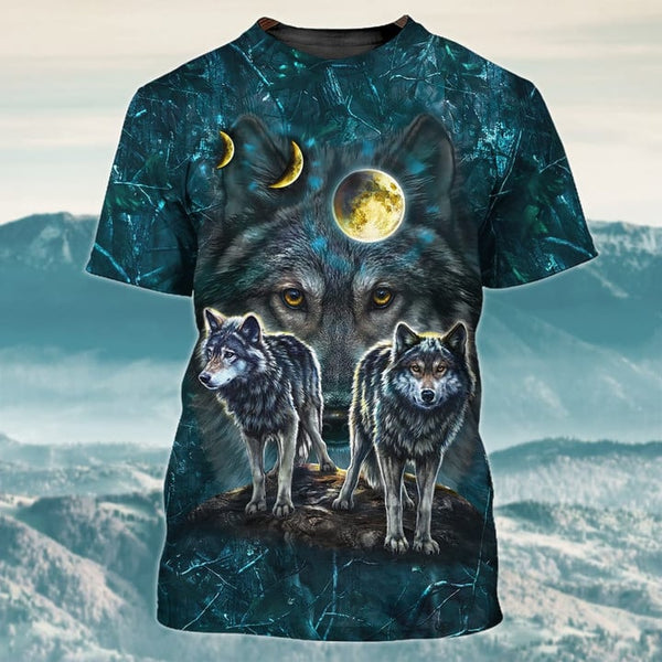 Maxcorners Wolf Looking At You Shirt