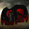 Maxcorners Wolf Red Eyes 3D Shirt