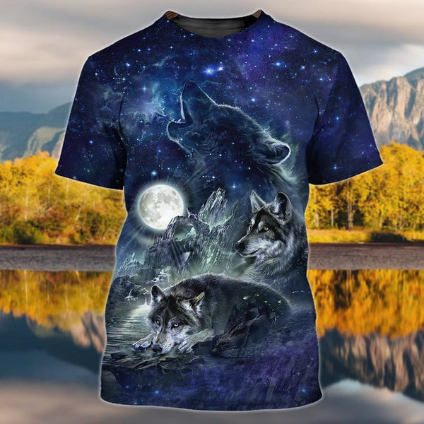 Maxcorners Wolf Stream Shirt