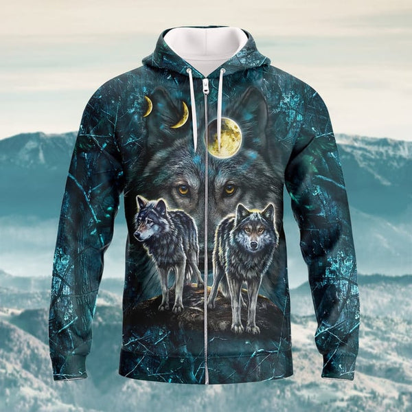 Maxcorners Wolf Looking At You Shirt