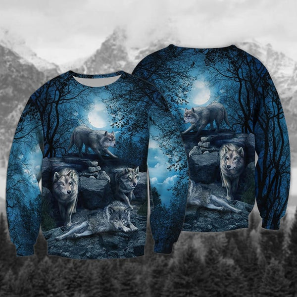 Maxcorners Wolfs and Rock Shirt