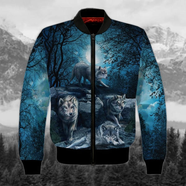 Maxcorners Wolfs and Rock Shirt