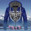 Maxcorners Wolf Blue Pink
