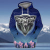 Maxcorners Wolf Blue Pink