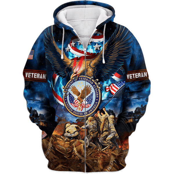 Maxcorners US Veteran - Eagle Honor The Fallen 3d All Over Printed Unisex Shirts