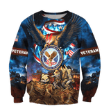 Maxcorners US Veteran - Eagle Honor The Fallen 3d All Over Printed Unisex Shirts