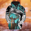 Maxcorners Personalized Name The Unique Hunting Hoodie & Zip Hoodie 3D Multicolor