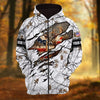 Maxcorners Personalized Name Premium Hunting Hoodie 3D