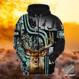 Maxcorners Personalized Name The Special Deer Hunting  3D Hoodie & Zip Hoodie