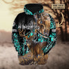 Maxcorners Personalized Name The Best Deer Hunting Hoodie & Zip Hoodie 3D Multicolor