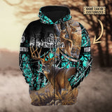 Maxcorners Personalized Name The Best Deer Hunting Hoodie & Zip Hoodie 3D Multicolor