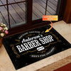 Maxcorners Welcome To Barber Shop Personalized Doormat