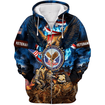 Maxcorners US Veteran - Raising The Flag On Iwo Jima Unisex