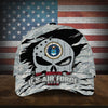 Maxcorners Colorful Puniskull Multiservice U.S Veteran Cap