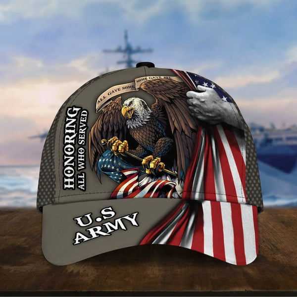 Maxcorners Premium Honoring All Who Served US Veteran Cap