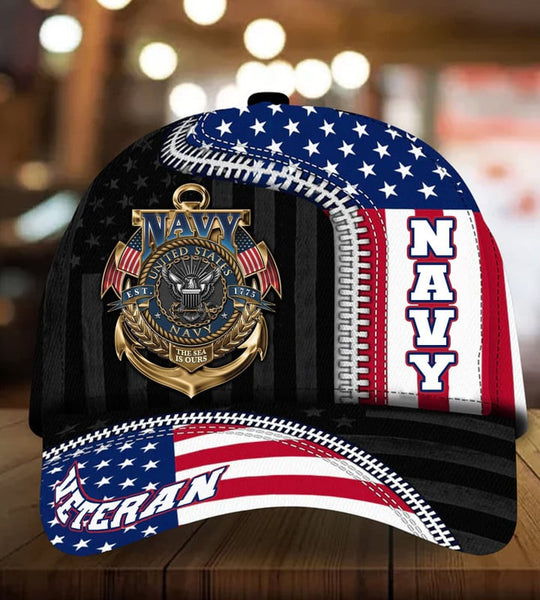 Maxcorners US Veteran Proudly Served Multiservice Cap