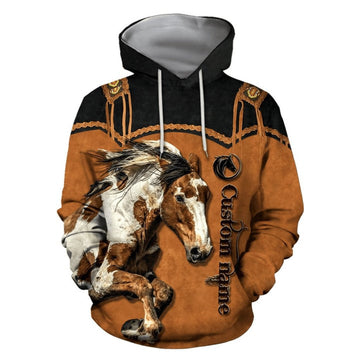 Maxcorners Beebuble Personalized American Paint Horse American Cowboy Unisex Shirts