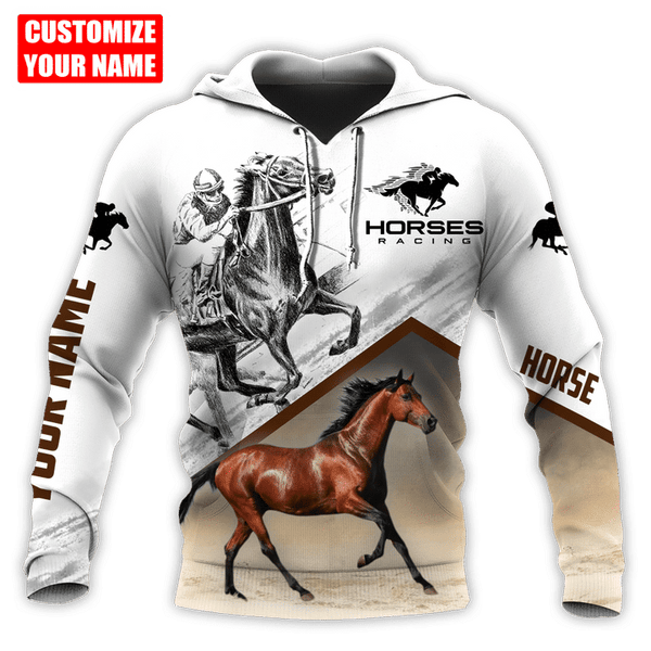 Maxcorners Personalized Name Arabian Horse Racing