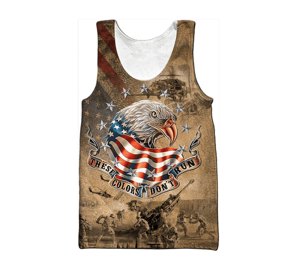 Maxcorners US Veteran - Veterans Never Go Away Unisex Shirts