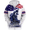 Maxcorners US Veteran - Honor The Fallen White Unisex Shirts