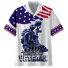 Maxcorners US Veteran - Honor The Fallen White Unisex Shirts