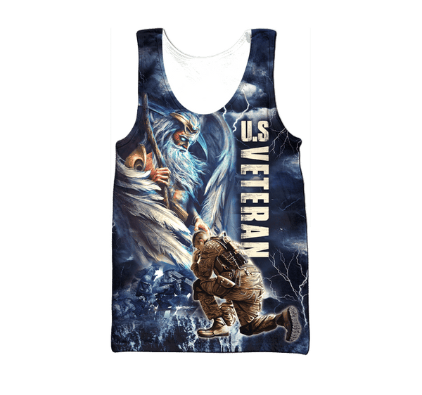 Maxcorners US Veteran - Us Veteran - Zeus & The Solider Unisex Shirts