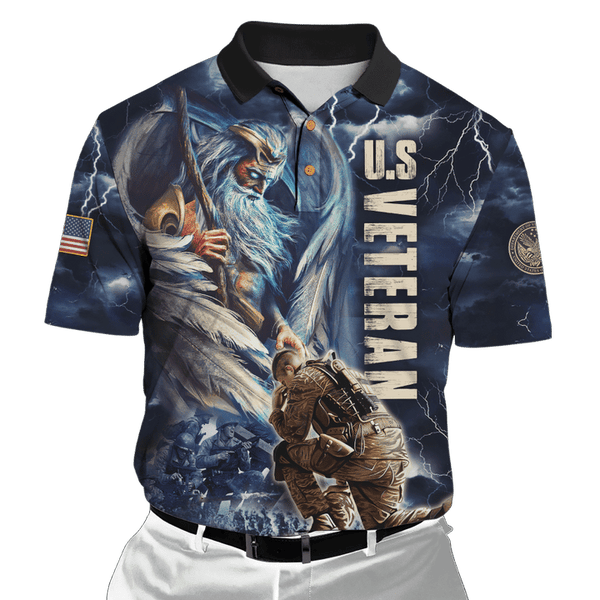 Maxcorners US Veteran - Us Veteran - Zeus & The Solider Unisex Shirts