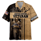 Maxcorners US Veteran - Honor The Fallen Brown Unisex Shirts