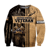 Maxcorners US Veteran - Honor The Fallen Brown Unisex Shirts