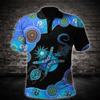 Maxcorners Aboriginal Naidoc Week Blue Turtle Lizard Shirts