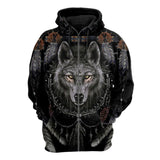 Maxcorners Wolf D Over Printed Unisex