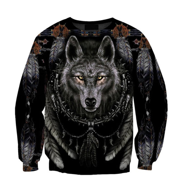 Maxcorners Wolf D Over Printed Unisex