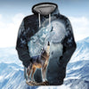 Maxcorners Wolf Snow Shirt