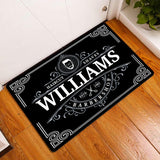 Maxcorners Big Personalized Name & Year Barber Shop Doormat