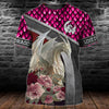 Maxcorners Dragon And Rose 3D Full Print Shirts SO2612