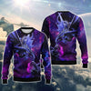 Maxcorners Purple Dragon Tattoo 3D Full Print Shirts  SO2612