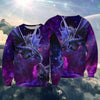 Maxcorners Purple Dragon Tattoo 3D Full Print Shirts  SO2612
