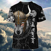 Maxcorners Wolf Warrior Tattoo 3D Full Print Shirts SO2612