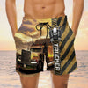 Maxcorners Truckers Prayer Shorts, Trucker Men's Swim Trunks, Trucker Shorts, Truck Shorts