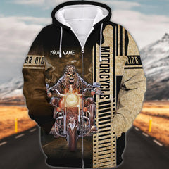 Maxcorners Custom Name Ride Or Die Shirt 3D All Over Print Shirts