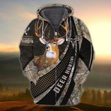 Maxcorners Deer Hunting Camo 3D Printed Hoodie SO