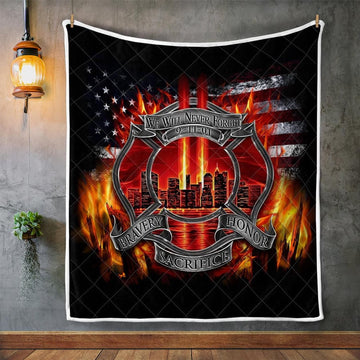 Maxcorners Proud Firefighter Quilt
