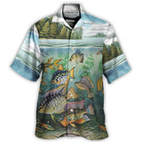 Maxcorners Fishing Eat Sleep Fish And Repeat Hawaiian Shirt