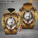 Maxcorners Personalized Native Wolf